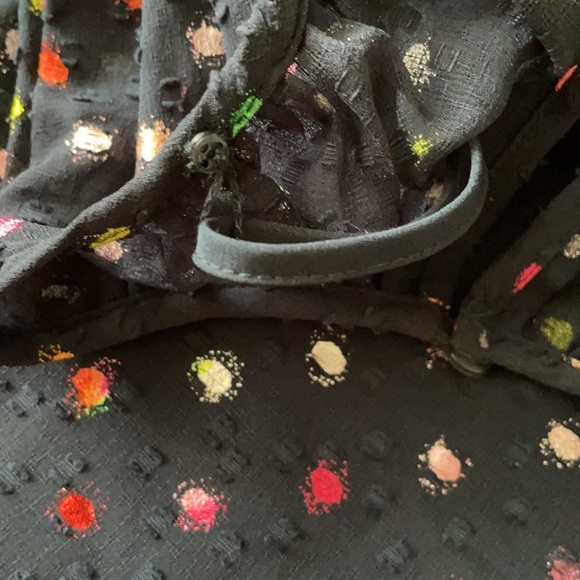 J Crew Pullover Blouse in Rainbow Clip Dot Chiffon - Picture 11 of 13